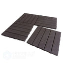 Kit 9 Deck Plástico Modular Textura Madeira – Piso para Banheiro, Jardim e Varanda