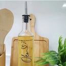 Galheteiro 3 peças - porta azeite e vinagre - 525 ml - porta azeite - cozinha - potes de mantimentos