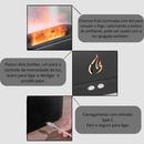 Umidificador De Ar Difusor De Aroma Aromaterapia 200 Ml USB Ultrasonic Óleo Essencial Quarto Fragrância