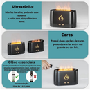 Umidificador De Ar Difusor De Aroma Aromaterapia 200 Ml USB Ultrasonic Óleo Essencial Quarto Fragrância