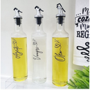 Galheteiro 3 peças - porta azeite e vinagre - 525 ml - porta azeite - cozinha - potes de mantimentos