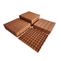 Kit 9 Deck Plástico Modular Textura Madeira – Piso para Banheiro, Jardim e Varanda
