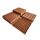 Kit 9 Deck Plástico Modular Textura Madeira – Piso para Banheiro, Jardim e Varanda