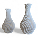 Kit 2 Vasos Decorativos em Espiral - Varias Cores