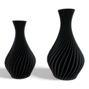 Kit 2 Vasos Decorativos em Espiral - Varias Cores