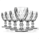 Jogo de 6 Taças Diamond 330–340ml – Vidro Elegante para Bebidas