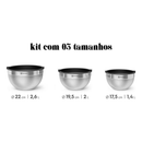 Conjunto Bowls de Inox com Tampa Electrolux
