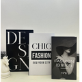 Conjunto de Caixas Livro Decorativas – 3 Peças Organizadoras