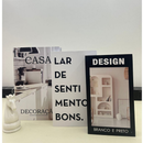 Conjunto de Caixas Livro Decorativas – 3 Peças Organizadoras