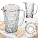 Jarra de Vidro com fio de Ouro Diamond 1,14L - Lyor