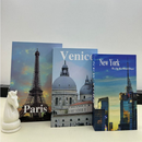 Conjunto de Caixas Livro Decorativas – 3 Peças Organizadoras