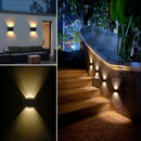 Luminárias Solares LED para Parede, Luminária para Área Externa, Jardim e Garagem, Branco Quente, Impermeável