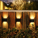 Luminárias Solares LED para Parede, Luminária para Área Externa, Jardim e Garagem, Branco Quente, Impermeável