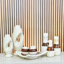 Kit 9 Jarros Decorativos em Cerâmica