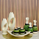 Kit 9 Jarros Decorativos em Cerâmica