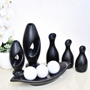 Kit 9 Jarros Decorativos em Cerâmica