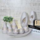Kit 9 Jarros Decorativos em Cerâmica