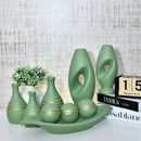 Kit 9 Jarros Decorativos em Cerâmica