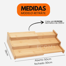 Kit 5/10 Potes Herméticos de Vidro com Tampa de Bambu 250ml Tempero Mantimento Rack a parte