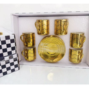 Kit Elegância do Café – Conjunto 12 Peças em Cerâmica Porcelana