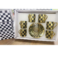 Kit Elegância do Café – Conjunto 12 Peças em Cerâmica Porcelana