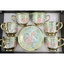 Kit Elegância do Café – Conjunto 12 Peças em Cerâmica Porcelana
