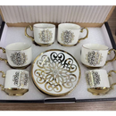 Kit Elegância do Café – Conjunto 12 Peças em Cerâmica Porcelana