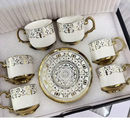 Kit Elegância do Café – Conjunto 12 Peças em Cerâmica Porcelana