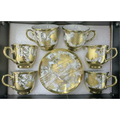 Kit Elegância do Café – Conjunto 12 Peças em Cerâmica Porcelana
