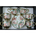 Kit Elegância do Café – Conjunto 12 Peças em Cerâmica Porcelana