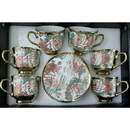 Kit Elegância do Café – Conjunto 12 Peças em Cerâmica Porcelana