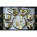 Kit Elegância do Café – Conjunto 12 Peças em Cerâmica Porcelana