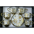 Kit Elegância do Café – Conjunto 12 Peças em Cerâmica Porcelana