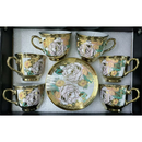 Kit Elegância do Café – Conjunto 12 Peças em Cerâmica Porcelana