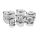Kit 12 Potes Herméticos Electrolux | Vedação 100% | BPA Free | Organizadores Cozinha + Tampas Transparentes
