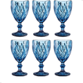 Jogo de 6 Taças Diamond 330–340ml – Vidro Elegante para Bebidas