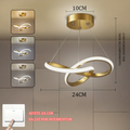 Luminária Pendente LED Moderna – 3 Cores de Luz para Ambientes Sofisticados