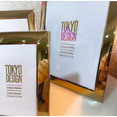 Kit 2 Porta Retrato em Aço Inox E Vidro Luxo 20x25cm