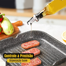 Kit 2 Galheteiro Vidro 500ml Bico Dosador Porta Azeite Vinagre Molho Shoyu Pimenta Cozinha Culinária