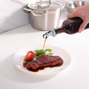 Kit 2 Galheteiro Vidro 500ml Bico Dosador Porta Azeite Vinagre Molho Shoyu Pimenta Cozinha Culinária