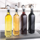 Kit 2 Galheteiro Vidro 500ml Bico Dosador Porta Azeite Vinagre Molho Shoyu Pimenta Cozinha Culinária