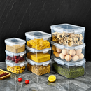 Kit 6 Potes Herméticos Organizador de Geladeira Legumes Frutas Com Cesto Removível