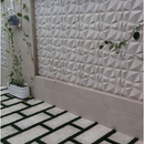 Kit 150|100|50|30 Placas 3D Revestimento Área Externa Parede Muro Fachada PVC Impermeável 25x25cm