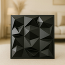 Placas 3D para Revestimento de Parede – Kit Decorativo PVC Impermeável 25x25 cm