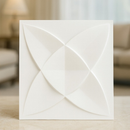 Placas 3D para Revestimento de Parede – Kit Decorativo PVC Impermeável 25x25 cm