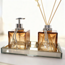 Kit Lavabo Sofisticado – Aromatizador, Difusor e Saboneteira em Vidro