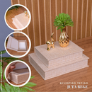 Kit 2 Caixa Livro Falso P M MDF TECIDO JUTA BEGE Decorativa Porta Objeto Elegante