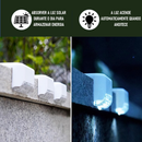 Kit Luminária Solar 4/8pcs De Escada e Parede a Prova Dágua Para Decoração Externa De Jardim e Muro