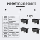 Kit Luminárias Solares LED para Escada e Parede – Iluminação Externa Impermeável