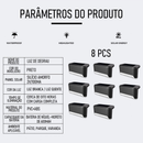 Kit Luminárias Solares LED para Escada e Parede – Iluminação Externa Impermeável